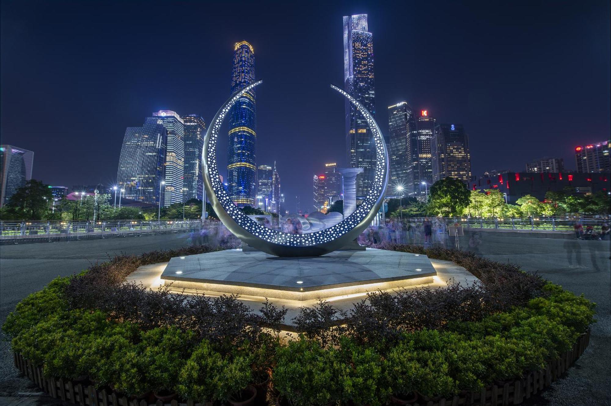 Yun Jin City View Hotel - Guangzhou Taikoo Hui Zhujiang New Town Tianhe Sports Center Exteriör bild