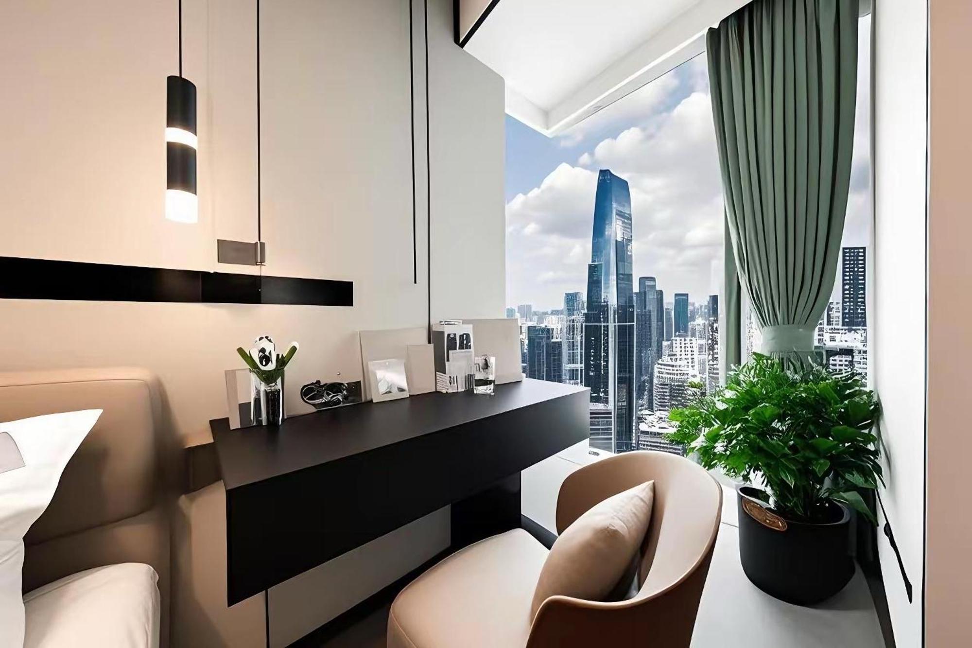 Yun Jin City View Hotel - Guangzhou Taikoo Hui Zhujiang New Town Tianhe Sports Center Exteriör bild