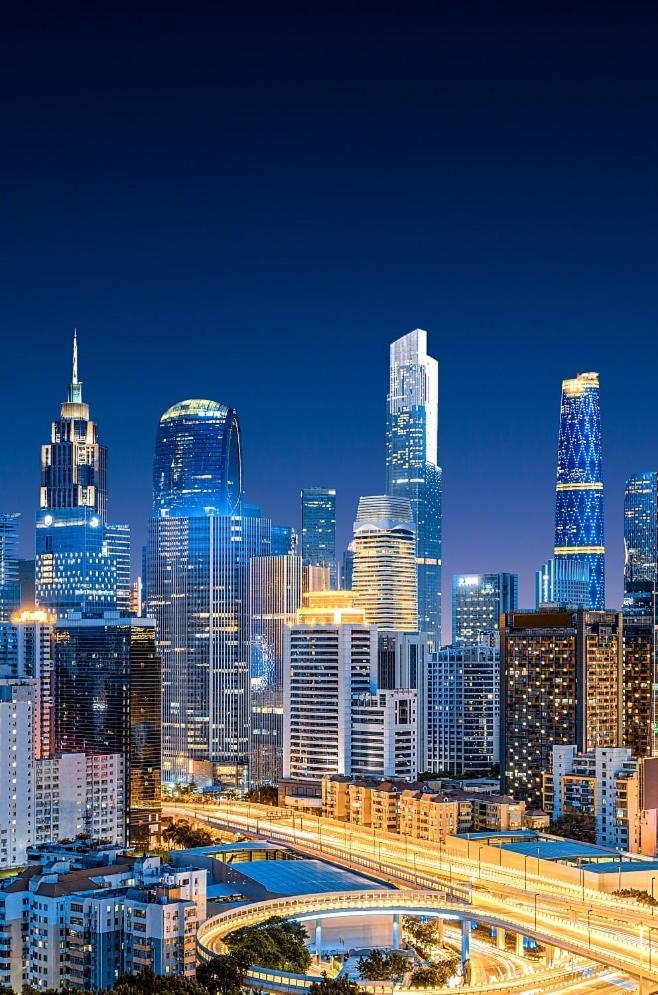 Yun Jin City View Hotel - Guangzhou Taikoo Hui Zhujiang New Town Tianhe Sports Center Exteriör bild